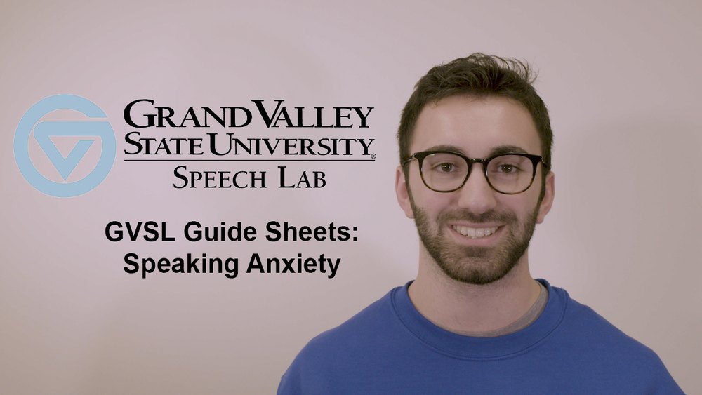 GVSL Guide Sheets: Speaking Anxiety